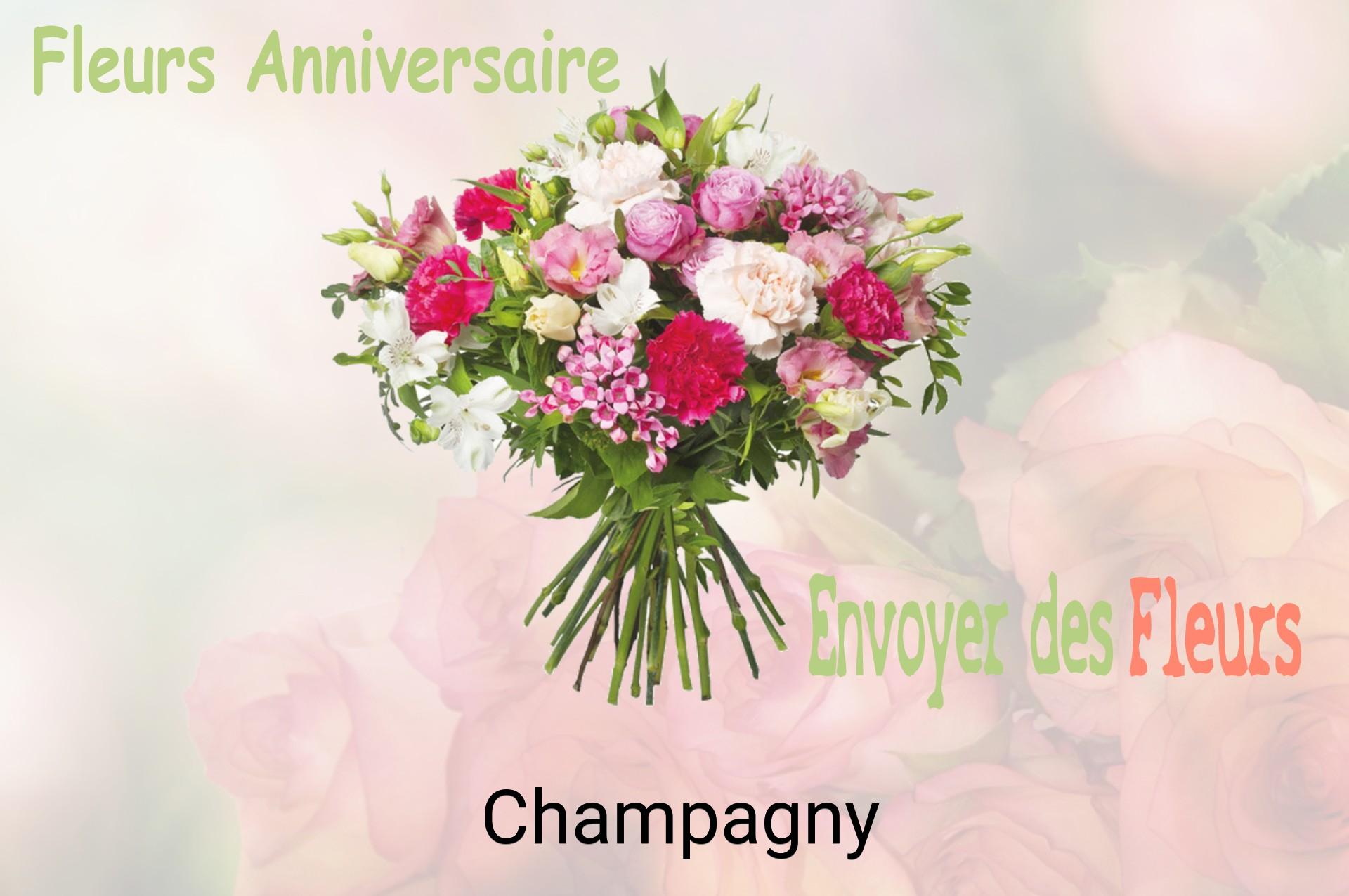 Bouquet de fleurs d’anniversaire livré à Champagny