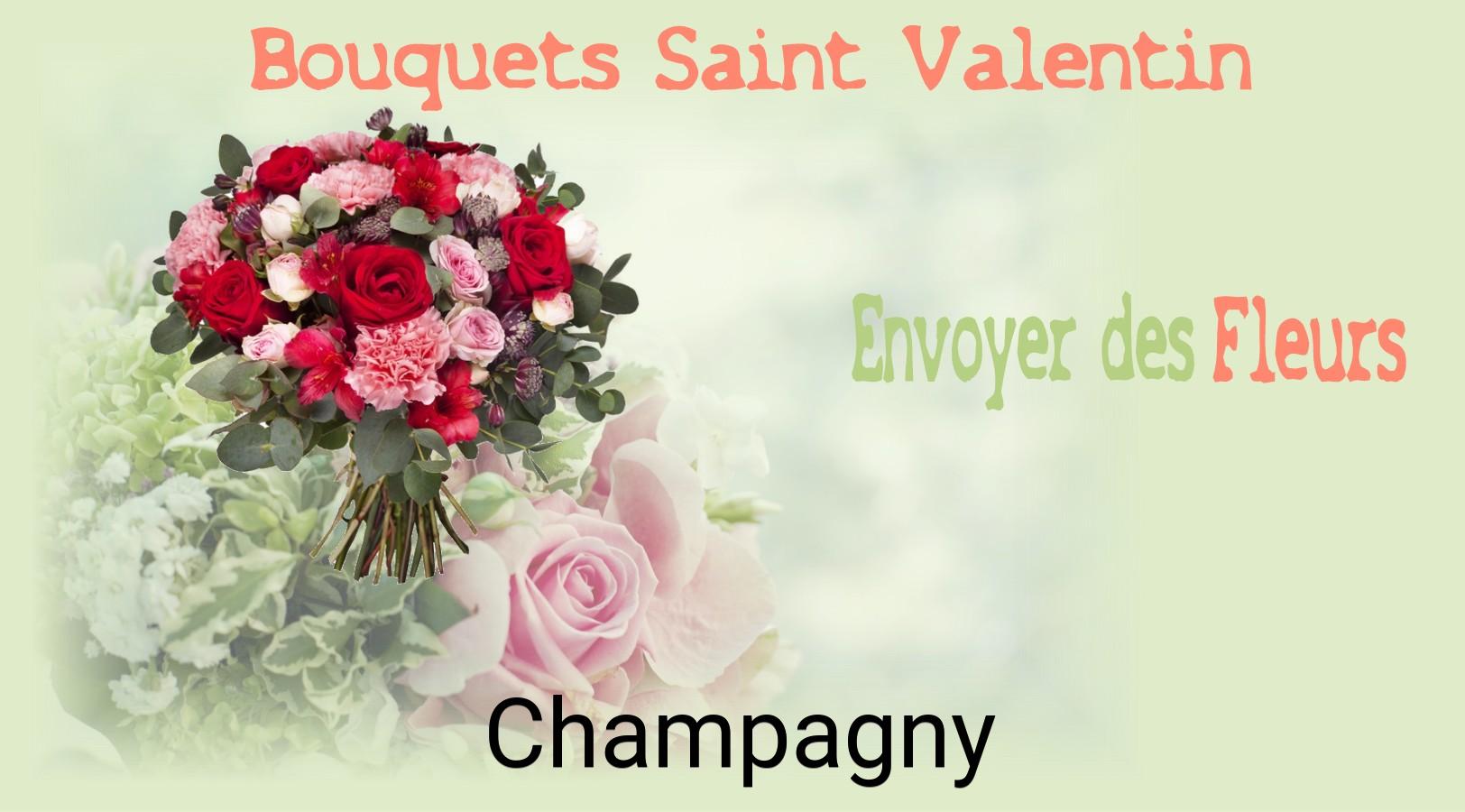 Roses de Saint-Valentin livrées à Champagny